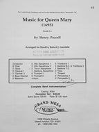 Music For Queen Mary (1695) Henry Purcell arr. Robert Garofalo