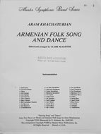 Armenian Folk Song and Dance Aram Khachaturian arr. Clark McAlister