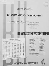 Load image into Gallery viewer, Egmont Overture Ludwig Van Beethoven arr. Frank Winterbottom
