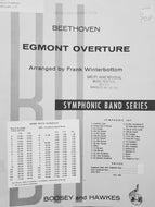 Egmont Overture Ludwig Van Beethoven arr. Frank Winterbottom