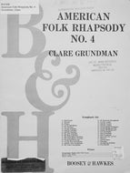 American Folk Rhapsody No. 4 Clare Grundman