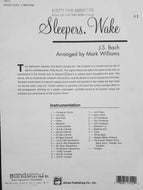Wake Sleepers J S. Bach arr. Mark Williams