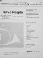 Hava Nagila  arr. John Kinyon