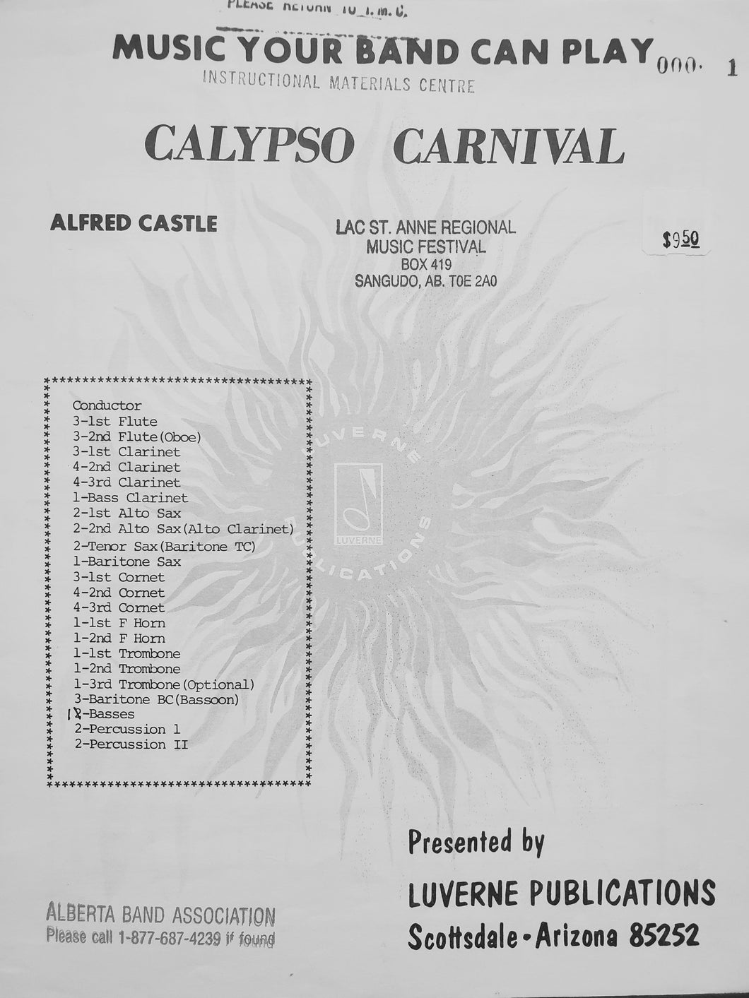 Calypso Carnival Alfred Castle