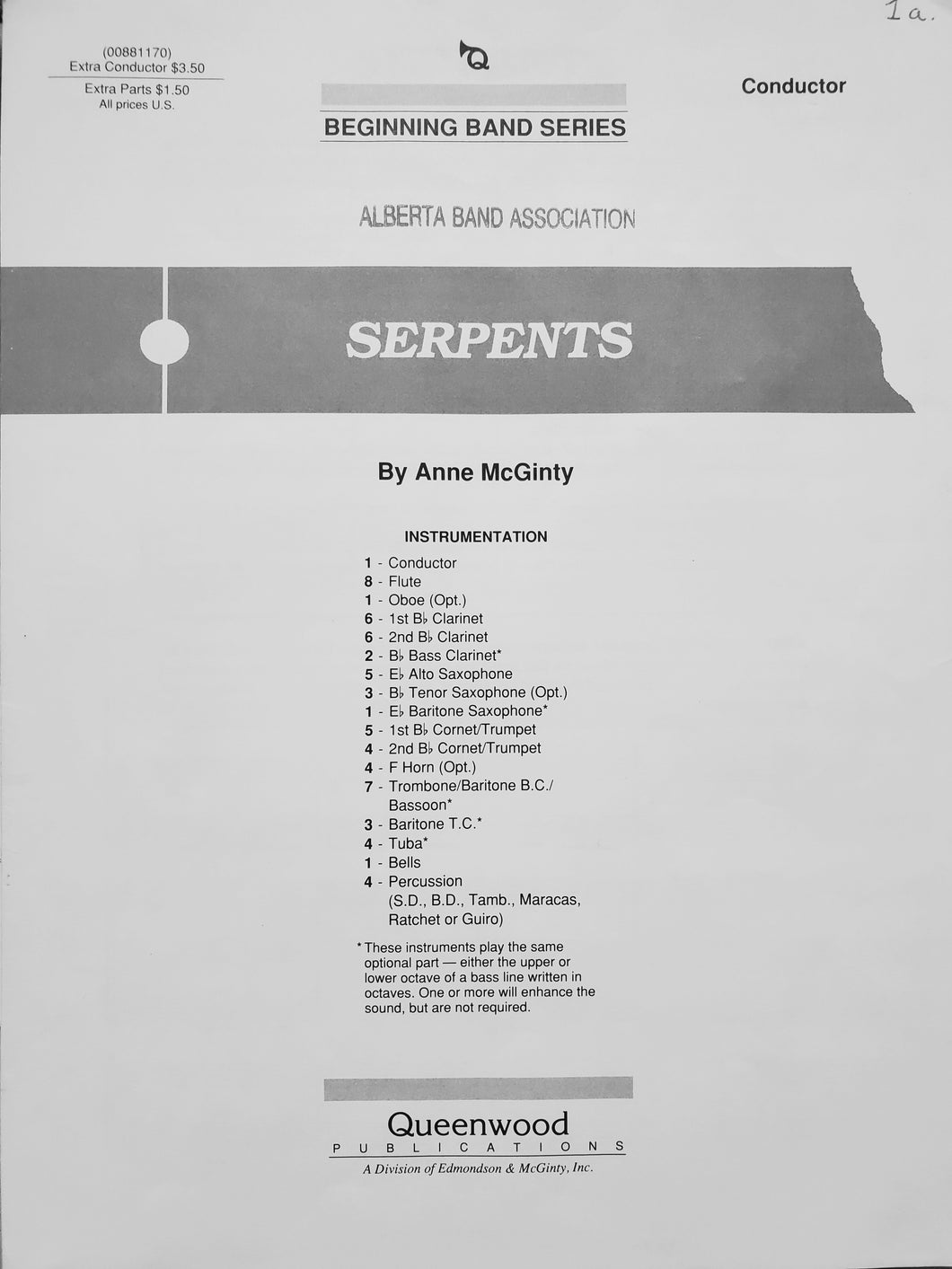 Serpents Anne McGinty