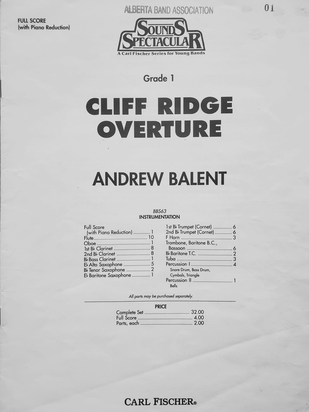 Cliff Ridge Overture Andrew Balent