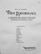 First Performance Various arr. Sandy Feldstein