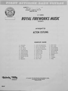 Excerpts from Royal Fireworks Music G. F. Handel arr. Acton Ostling