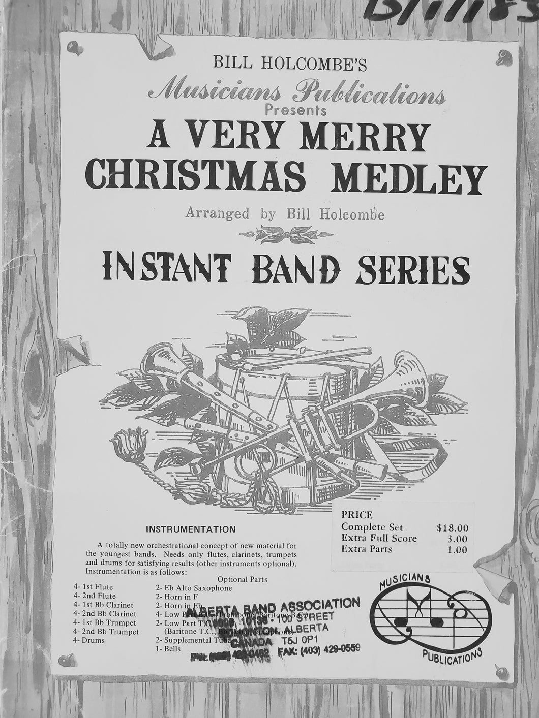 A Very Merry Christmas Medley Bill Holcombe