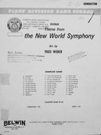 Theme from the New World Symphony Antonin Dvorak arr. Fred Weber