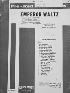 Emperor Waltz Johann Strauss arr. Paul McConnell