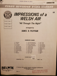 Impressions of a Welsh Air "All Through the Night" arr. James D Ployhar