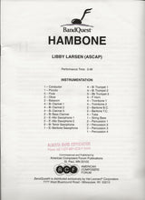 Load image into Gallery viewer, Hambone Libby Larsen

